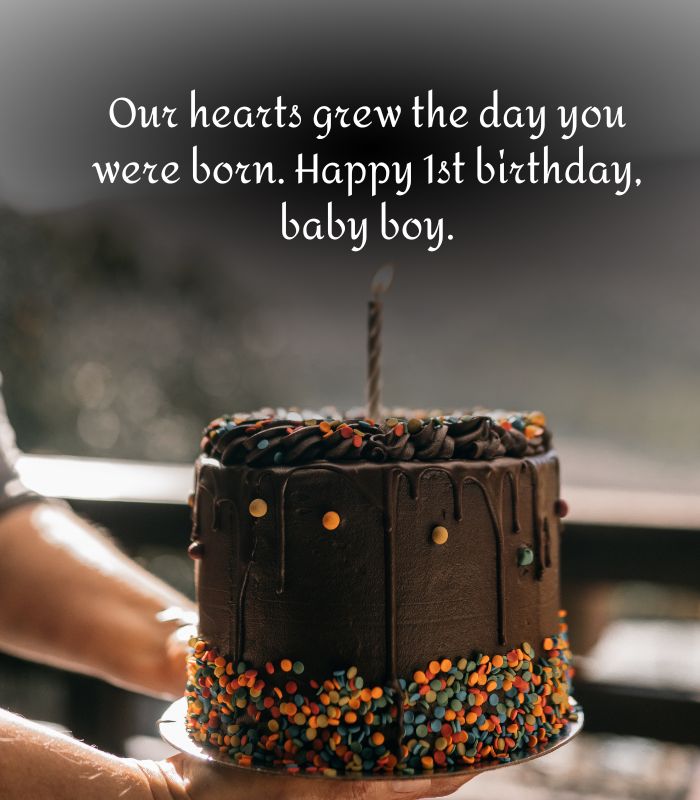 Heart touching birthday wishes for baby boy 1st birthday