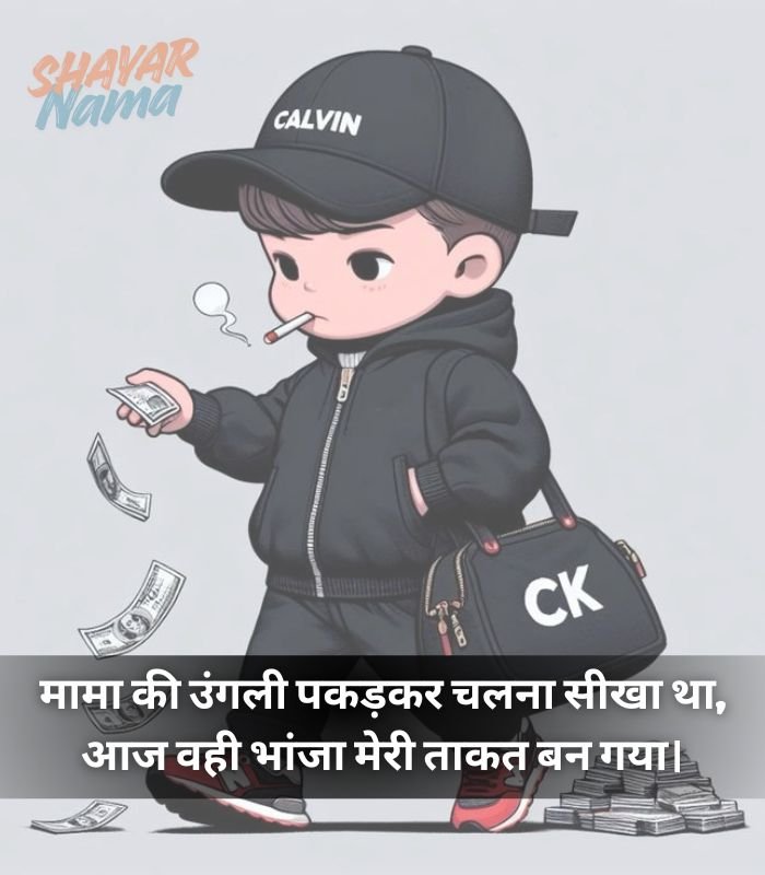 Emotional Mama Bhanja Shayari in Hindi
