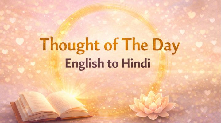 Thought of The Day English to Hindi