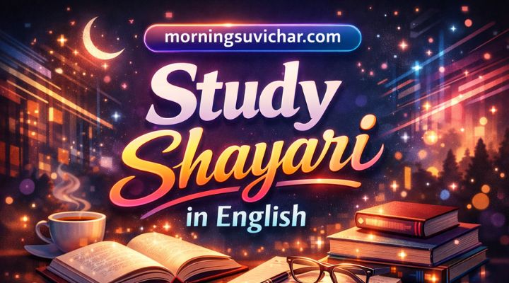 study shayari in english
