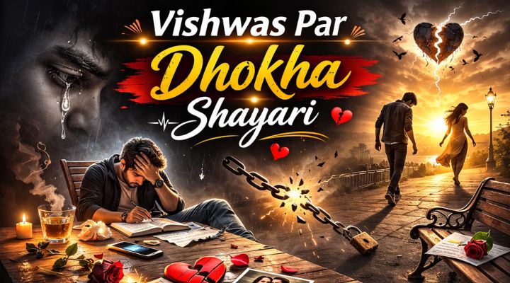 Vishwas par dhokha shayari