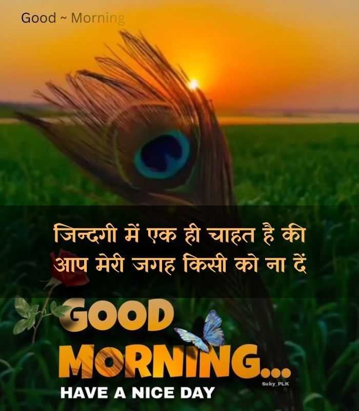 good morning 2 line shayari in hindi