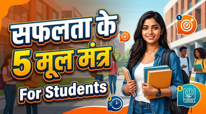 Safalta Ke 5 Mool Mantra for Students